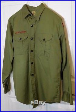 VTG 1970s SENIOR BOY EAGLE SCOUT PATCH SASH BADGE FT WORTH TX Uniform Collection