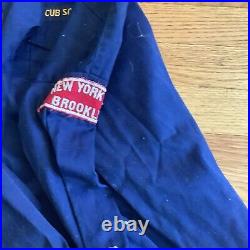 VTG Boy Scout Cub Shirt Patches Pants &Belt BSA Uniform Brooklyn NY 1970s Small