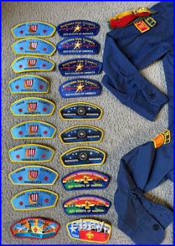 VTG Boy Scout Lot Shirts, Vests, Shorts, Patches, Pins 250+ Patches & Pins