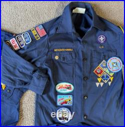 VTG Boy Scout Lot Shirts, Vests, Shorts, Patches, Pins 250+ Patches & Pins