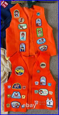 VTG Boy Scout Lot Shirts, Vests, Shorts, Patches, Pins 250+ Patches & Pins