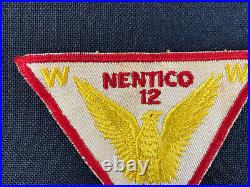 VTG Boy Scout Patches Nentico 12 Order Of Arrow Broad Creek Baltimore 1950s 60s