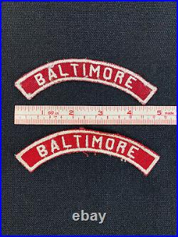 VTG Boy Scout Patches Nentico 12 Order Of Arrow Broad Creek Baltimore 1950s 60s