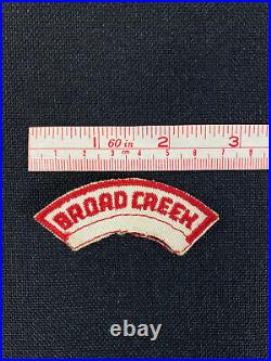 VTG Boy Scout Patches Nentico 12 Order Of Arrow Broad Creek Baltimore 1950s 60s