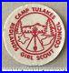 VTG-CAMP-TULAKES-Girl-Scout-Felt-Badge-PATCH-Redlands-Council-California-50s-CA-01-wwbx