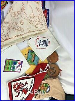 VTG LOT American Boy Scout 50's -70's Central Indiana Council Patches and Scarf