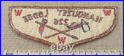 VTG OA MANQUZET LODGE 226 Order of the Arrow FLAP PATCH State Line Council WI