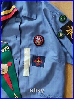 VTG Spain Girl Guide uniform 1960s / patches / Scout badges