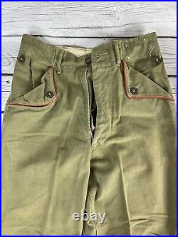 Vintage 1930/40s Boy Scouts Twill Uniform with Belt Pants Pins Member ID Patches