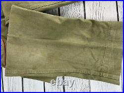 Vintage 1930/40s Boy Scouts Twill Uniform with Belt Pants Pins Member ID Patches