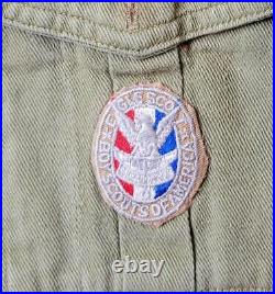 Vintage 1930s BSA Senior Boy Scouts Uniform Type 2 Eagle Patch KRS Greensboro NC