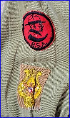 Vintage 1930s BSA Senior Boy Scouts Uniform Type 2 Eagle Patch KRS Greensboro NC