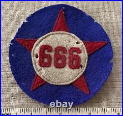 Vintage 1930s D. C. COUNCIL TROOP 666 Boy Scout Felt Uniform Badge PATCH BSA Star