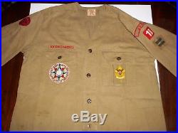 Vintage 1937 Boy Scout National Jamboree Uniform & Patches