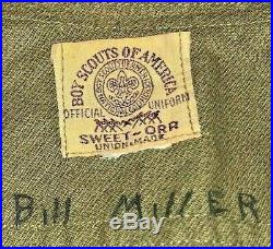 Vintage 1937 Boy Scouts of America BSA Shirt with 1937 National Jamboree Patch +