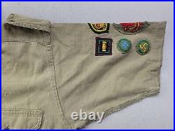 Vintage 1940's Boy Scout Wear Umbro Men's S/M Shirt Original Patches England