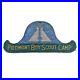 Vintage-1940S-Piedmont-Boy-Scout-Camp-Patch-NC-Blue-Gree-White-5-75-Wide-01-kwr