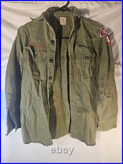 Vintage 1940s-50s Boyscout Shirts, Patches And Button Lot