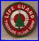 Vintage-1940s-50s-LIFE-GUARD-Treasure-Island-Camp-Boy-Scout-PATCH-BSA-Scouting-01-st