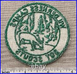 Vintage 1940s BOY SCOUTS OF AMERICA Wilderness Camps PATCH Uniform Sash Badge