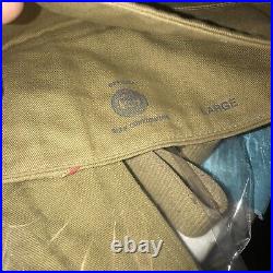 Vintage 1940s Boy Scout Lot Button Up Shirt w Belt Sash Patches Hat Scout Book
