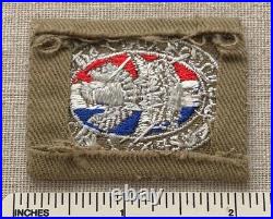 Vintage 1940s EAGLE SCOUT RANK Boy Scouts of America PATCH BSA TAN Uniform Sash