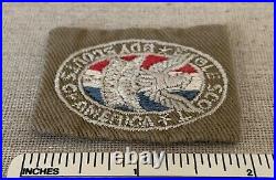 Vintage 1940s EAGLE SCOUT RANK Boy Scouts of America PATCH BSA TAN Uniform Sash