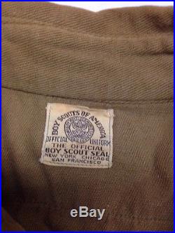 Vintage 1940s Eagle Scout Boy Scouts BSA Shirt Badges Patches