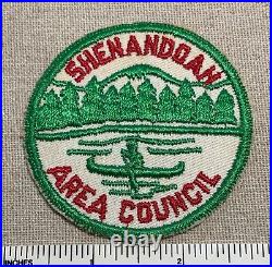 Vintage 1940s SHENANDOAH AREA COUNCL Boy Scout PATCH BSA CP Uniform Badge Camp