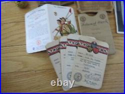 Vintage 1943-1952 Boy Scout One Person Named Group Cards Medal Photographs Etc