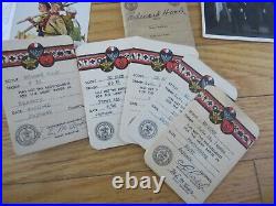 Vintage 1943-1952 Boy Scout One Person Named Group Cards Medal Photographs Etc