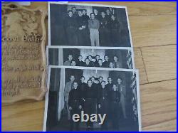 Vintage 1943-1952 Boy Scout One Person Named Group Cards Medal Photographs Etc