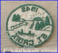 Vintage 1945 ST. CROIX Boy Scout Camp PATCH St. Paul Area Council BSA Badge 40s