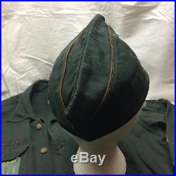 Vintage 1950's BOY SCOUT BSA EXPLORER SHIRT & Hat Patches Clveland