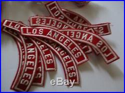Vintage 1950's To 1960's Nos Boy Scout Patch Lot California B. S. A. Los Angeles