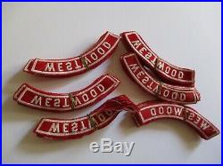 Vintage 1950's To 1960's Nos Boy Scout Patch Lot California B. S. A. Westwood Rare