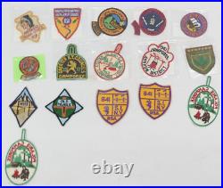 Vintage 1950s-60s Boy Scouts Council Camporee Patches Mixed Lot of 16