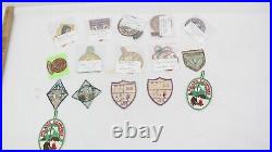 Vintage 1950s-60s Boy Scouts Council Camporee Patches Mixed Lot of 16