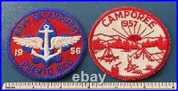 Vintage 1950s BOY SCOUTS PUERTO RICO Camp PATCHES Explorer Navy Encampment