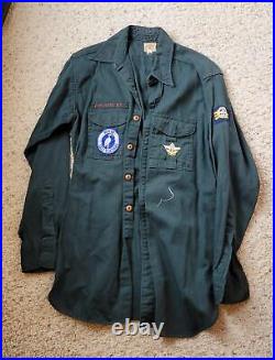 Vintage 1950s BSA Boy Scouts Explorers Uniform OA R3 Tali Taktaki 70 Patch