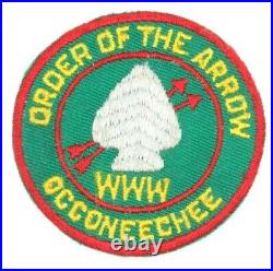 Vintage 1950s R4 Occoneechee Lodge 104 Patch OA Boy Scouts BSA NC