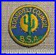 Vintage-1950s-ROOSEVELT-COUNCIL-Boy-Scout-Uniform-Badge-PATCH-BSA-CP-Arizona-01-yn