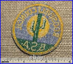 Vintage 1950s ROOSEVELT COUNCIL Boy Scout Uniform Badge PATCH BSA CP Arizona