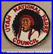 Vintage-1950s-UTAH-NATIONAL-PARKS-COUNCIL-Boy-Scout-PATCH-BSA-CP-Badge-Camp-01-aaml