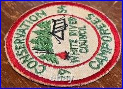 Vintage 1954 Boy Scouts Of America White River Conservation Camporees Patch BSA