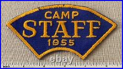 Vintage 1955 CAMP STAFF Boy Scout PATCH Four Rivers Council Pakentuck Camper KY