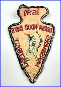 Vintage 1957 Sinnissippi District Robin Hood Days Boy Scouts Of America Patch