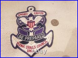 Vintage 1960 BSA SEA SCOUTS SCENIC TRAILS COUNCIL (MI) SPRING CRUISE PATCH MINT