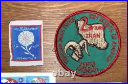 Vintage 1960s-70s Boy Scouts BSA Iranian Patches Postcards Stickers Pins Lot