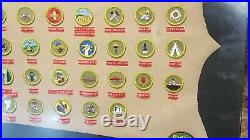 Vintage 1960s BSA Boy SCOUT PATCH Collection Eagle Scout Master Merit Badges